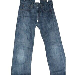 Levi's 501 Button-Fly 30 X 31 Straight Leg Blank Red Tab Mexico Unisex "90's